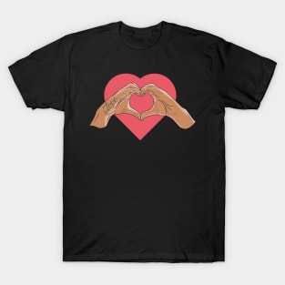 Non violence - Love hand signal T-Shirt